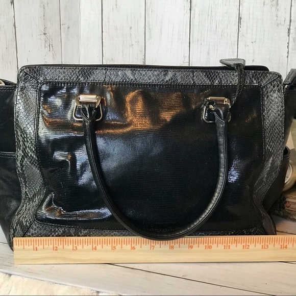 Cole Haan Hayden Kendra Snakeskin Tote Handbag - Picture 9 of 16